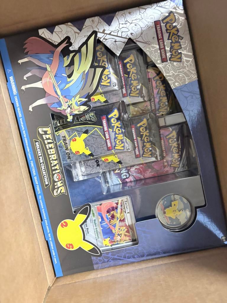 Pokemon celebrations deluxe pin box, Enlèvement