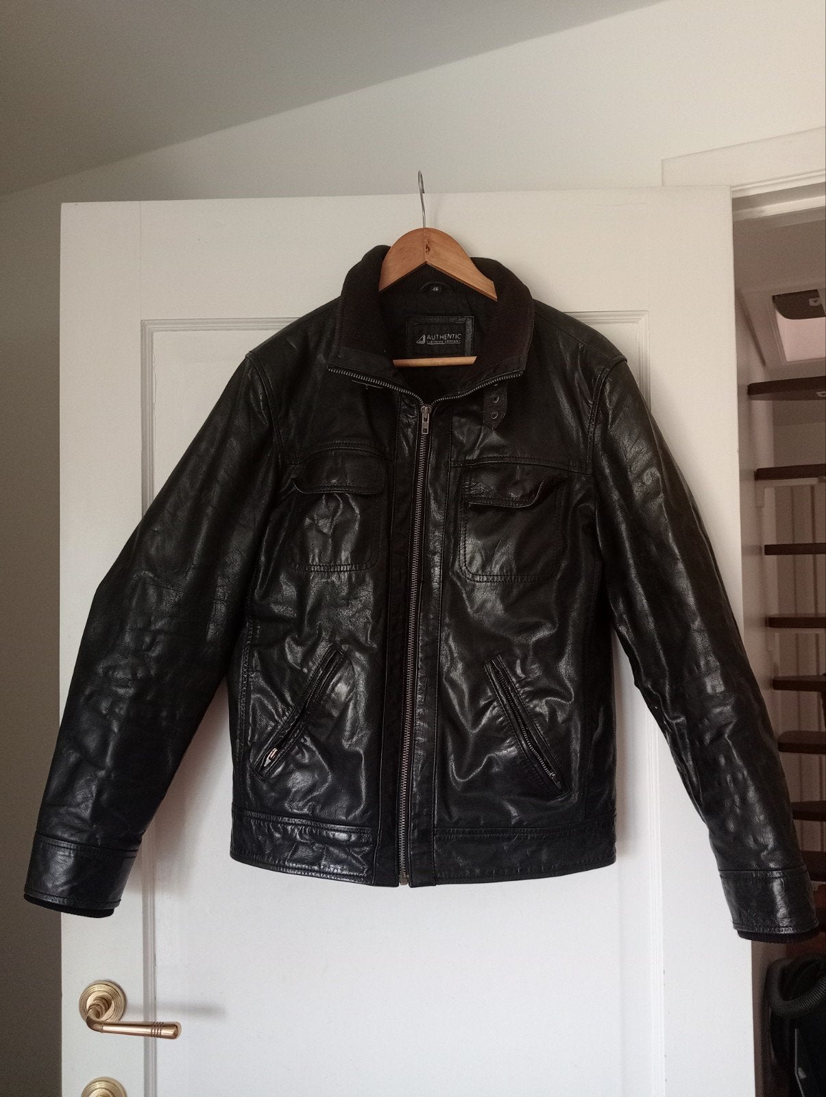 Veste en cuir véritable, Motos, Enlèvement ou Envoi