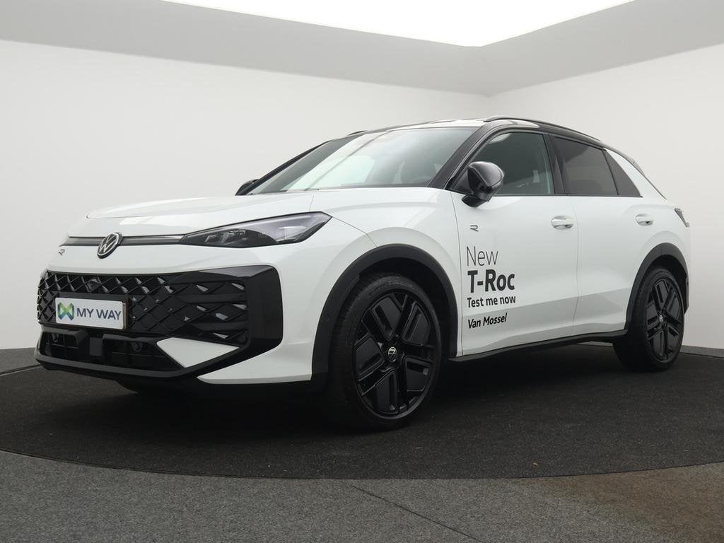 Volkswagen T-Roc T-Roc 1.5 TSI R-Line Ultimate Black DSG, Auto's, Volkswagen, Automaat, Airbags, SUV of Terreinwagen, 132 g/km