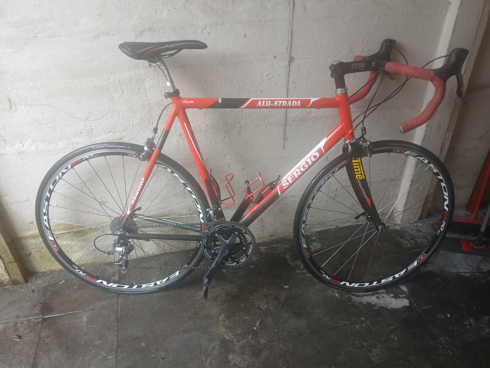 racefiets alu kader carbon vork mt 58 ultegra 10 x 3, Vélos & Vélomoteurs, Vélos | Vélos de course, Enlèvement, Carbone
