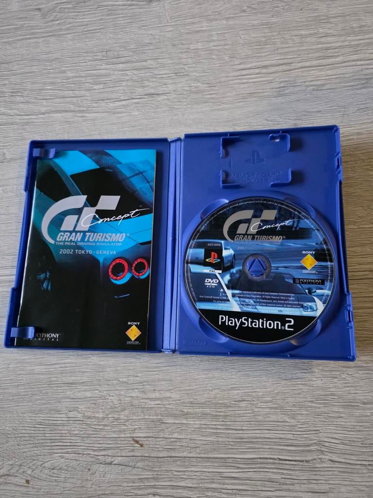 Gran Turismo concept 2002 Tokyo-Geneva PS2-conditie Top!, Online, Racen en Vliegen, 2 spelers, Ophalen of Verzenden