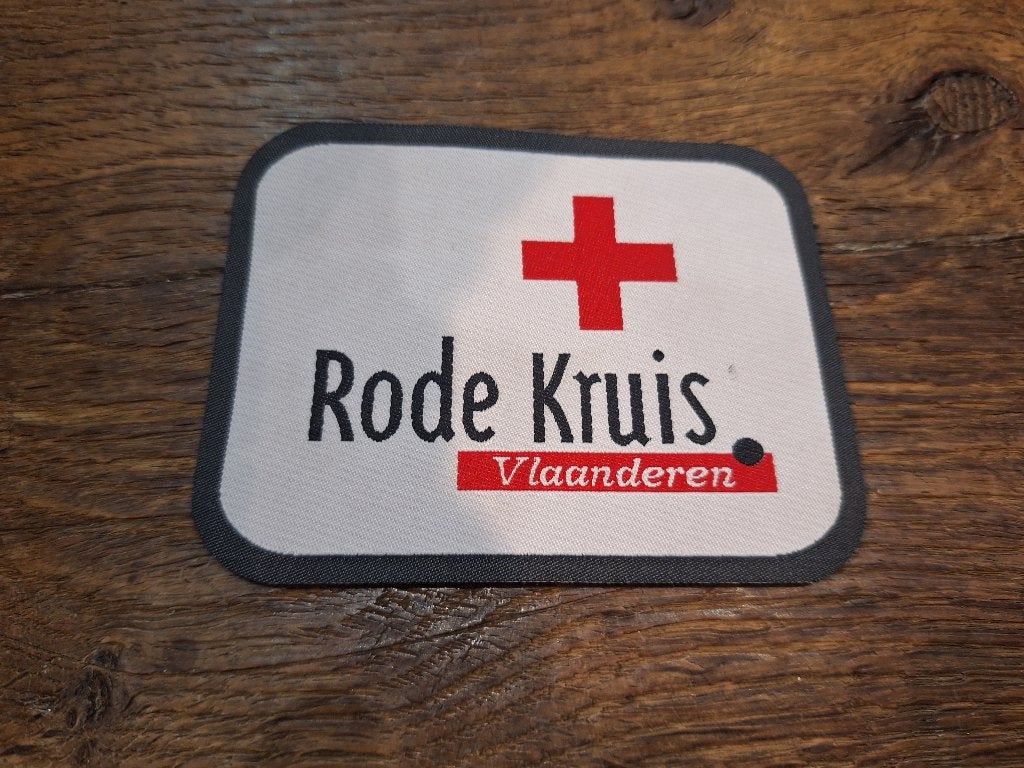 patch van Rode Kruis Vlaanderen, nieuwstaat, Verzamelen, Merken en Reclamevoorwerpen, Ophalen of Verzenden, Nieuw, Overige typen