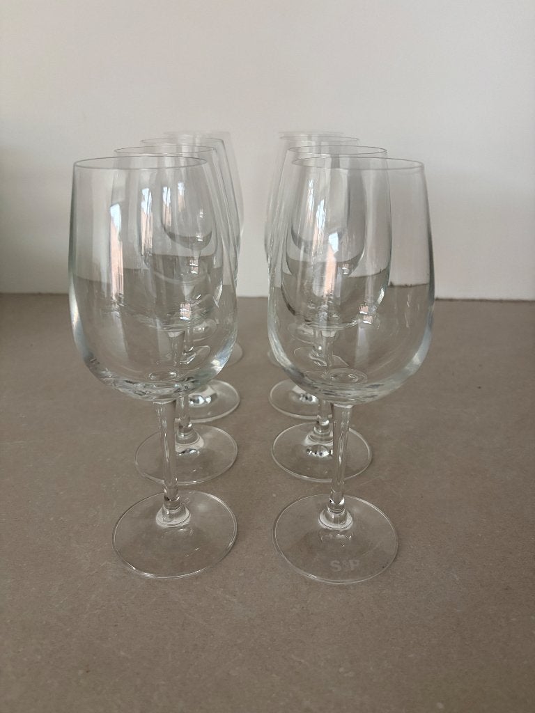 Witte wijnglazen 450ml salt and pepper -  10 stuks, Verzamelen, Glas en Drinkglazen, Ophalen