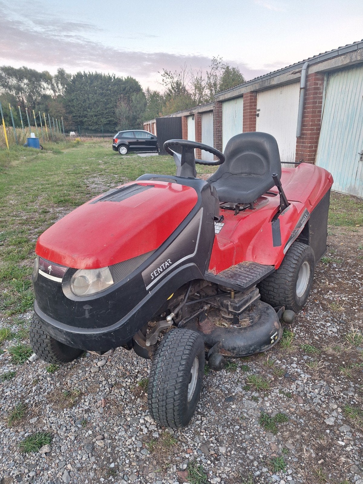 Tracteur tondeuse, Démarrage électrique, Enlèvement, Utilisé, Sentar