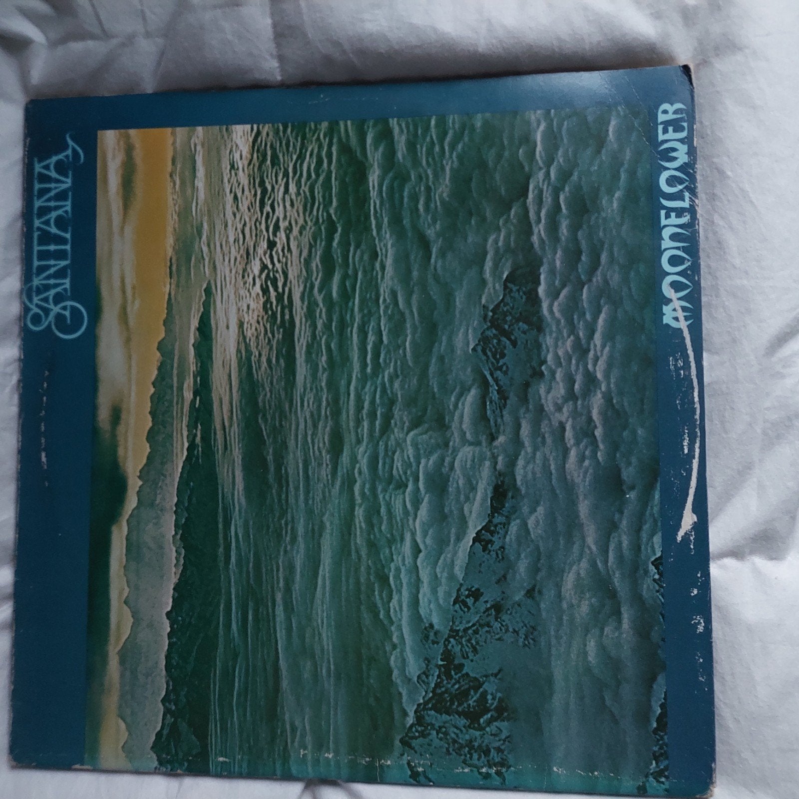 doublet lp Santana moonflower cbs records, Ophalen, Zo goed als nieuw, LP
