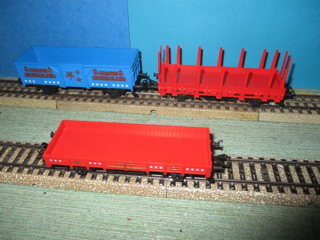 Marklin 3 wagons  cirque Mondolino, Enlèvement ou Envoi, Neuf, Wagon, Märklin