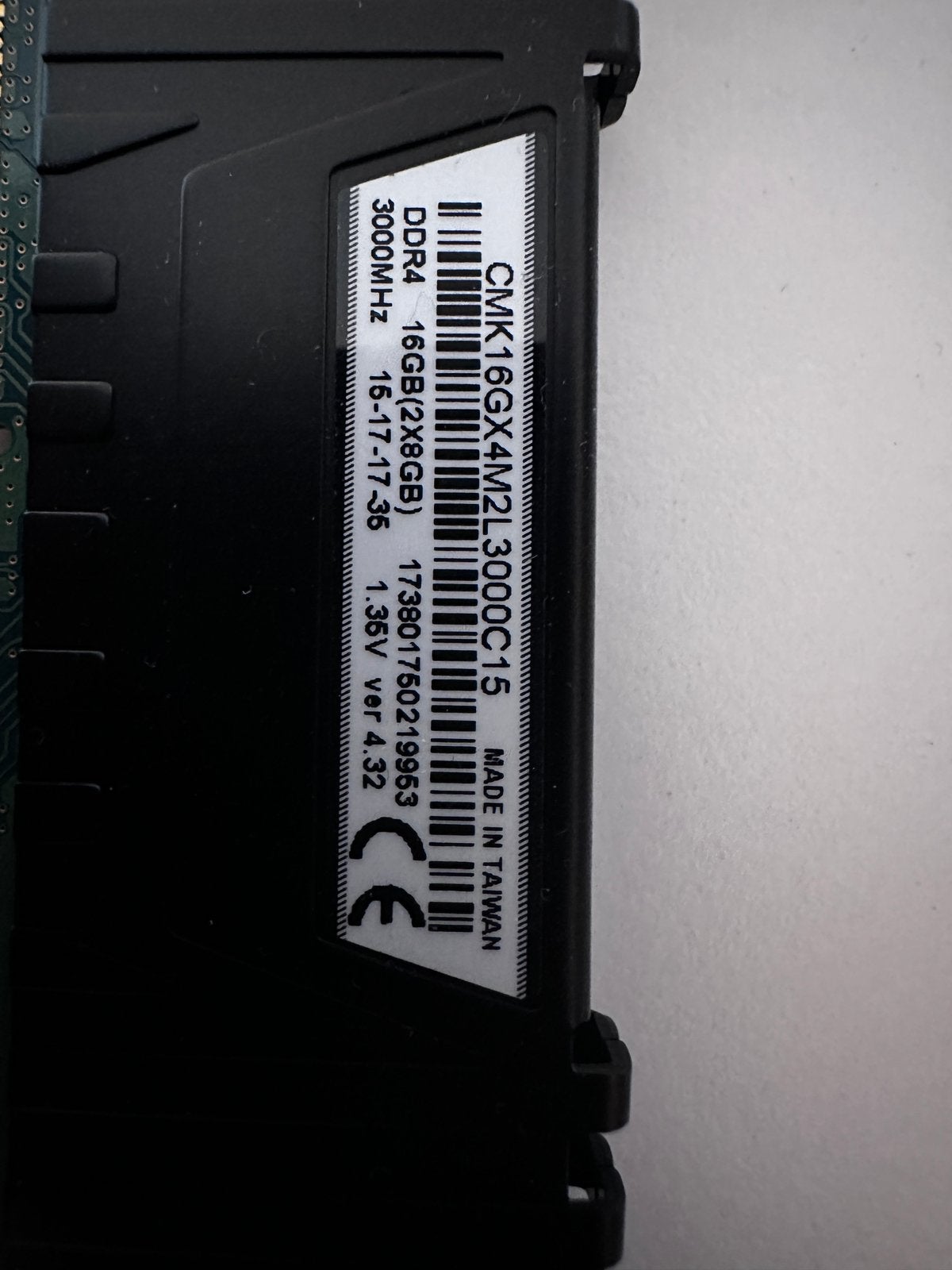 Corsair Vengeance LPX 16GB (28GB) DDR4-3000 CL15 (!), Computers en Software, RAM geheugen, Ophalen, Zo goed als nieuw, DDR4