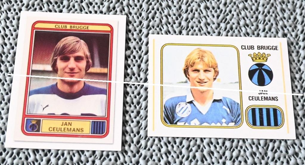 Panini Football 2004 + 2010/Club Brugge/ 2 x Jan Ceulemans, Collections, Envoi, Comme neuf, Affiche, Image ou Autocollant
