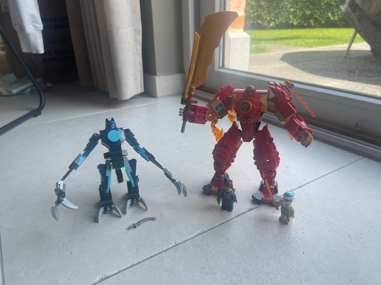 Kai’s elementaire vuurmecha - Lego Ninjago, Lego, Zo goed als nieuw, Compleet, Complete set