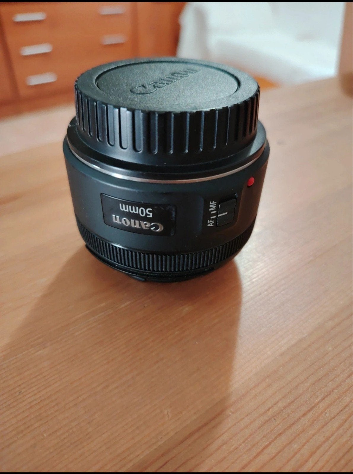 Canon EF 50mm f/1.8 STM lens, Audio, Tv en Foto, Ophalen of Verzenden, Canon, Canon EF