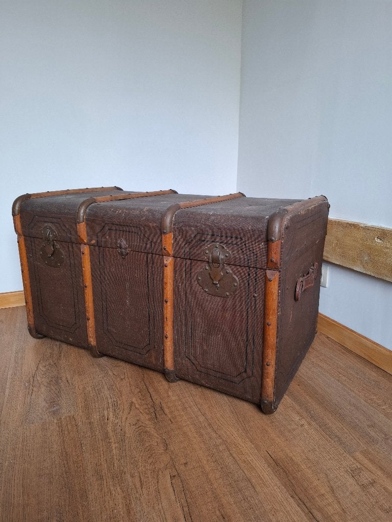 Antieke hutkoffer, Antiek en Kunst, Ophalen