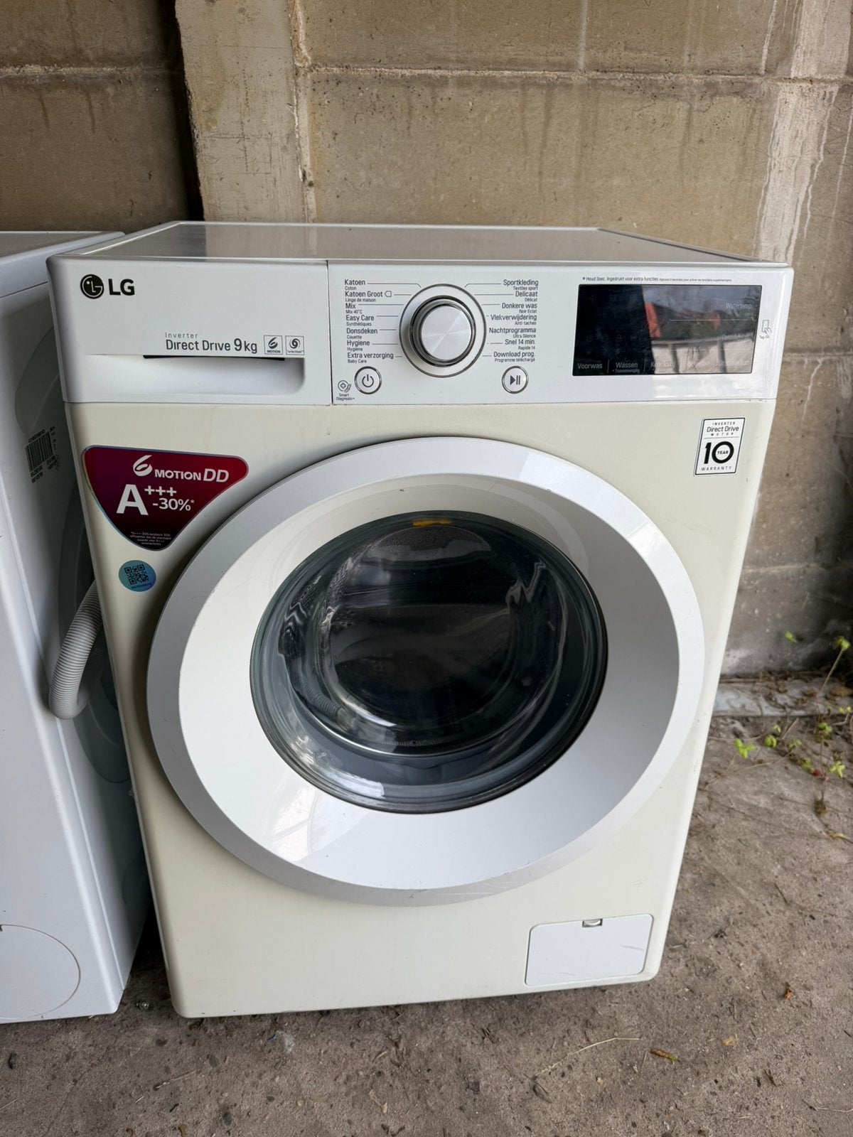 MACHINE À LAVER LG 9KG A+++ (GARANTIE), Electroménager, Enlèvement, Comme neuf