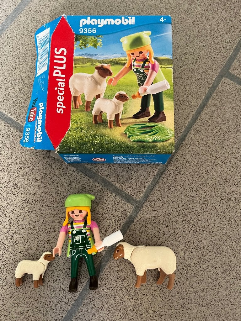 Playmobil 9356 Schapenhoedster, Gebruikt, Complete set, Ophalen of Verzenden, Figuren
