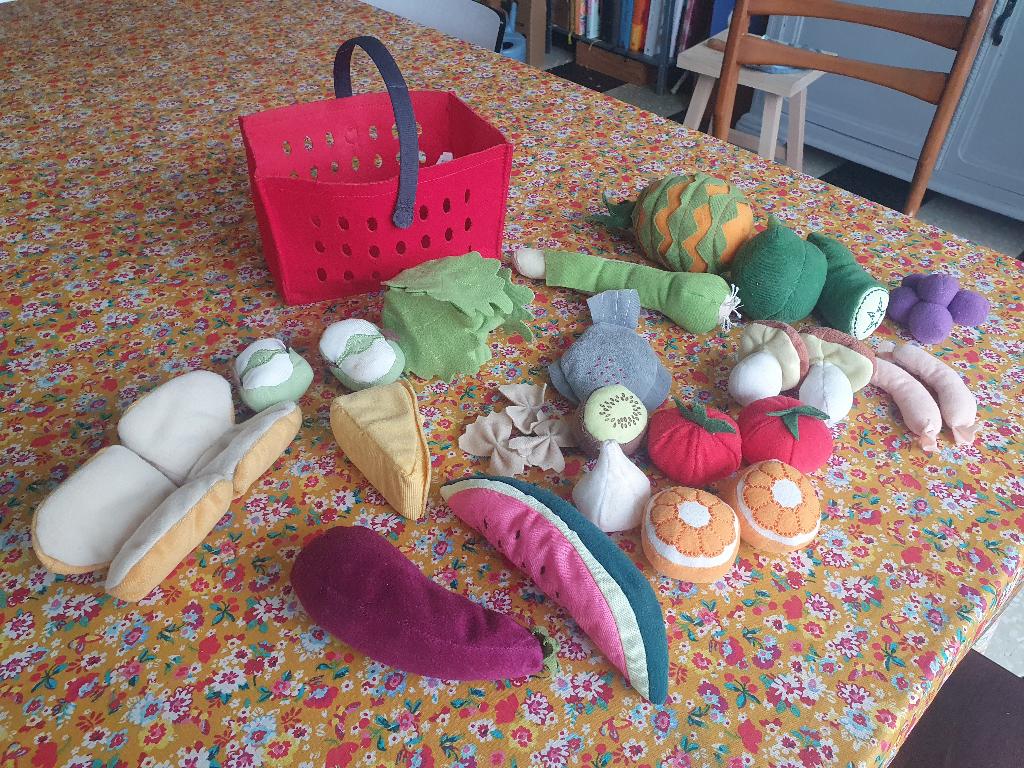 Keukenspeelgoed — groenten, fruit, Ophalen of Verzenden, Gebruikt, Speelkeuken