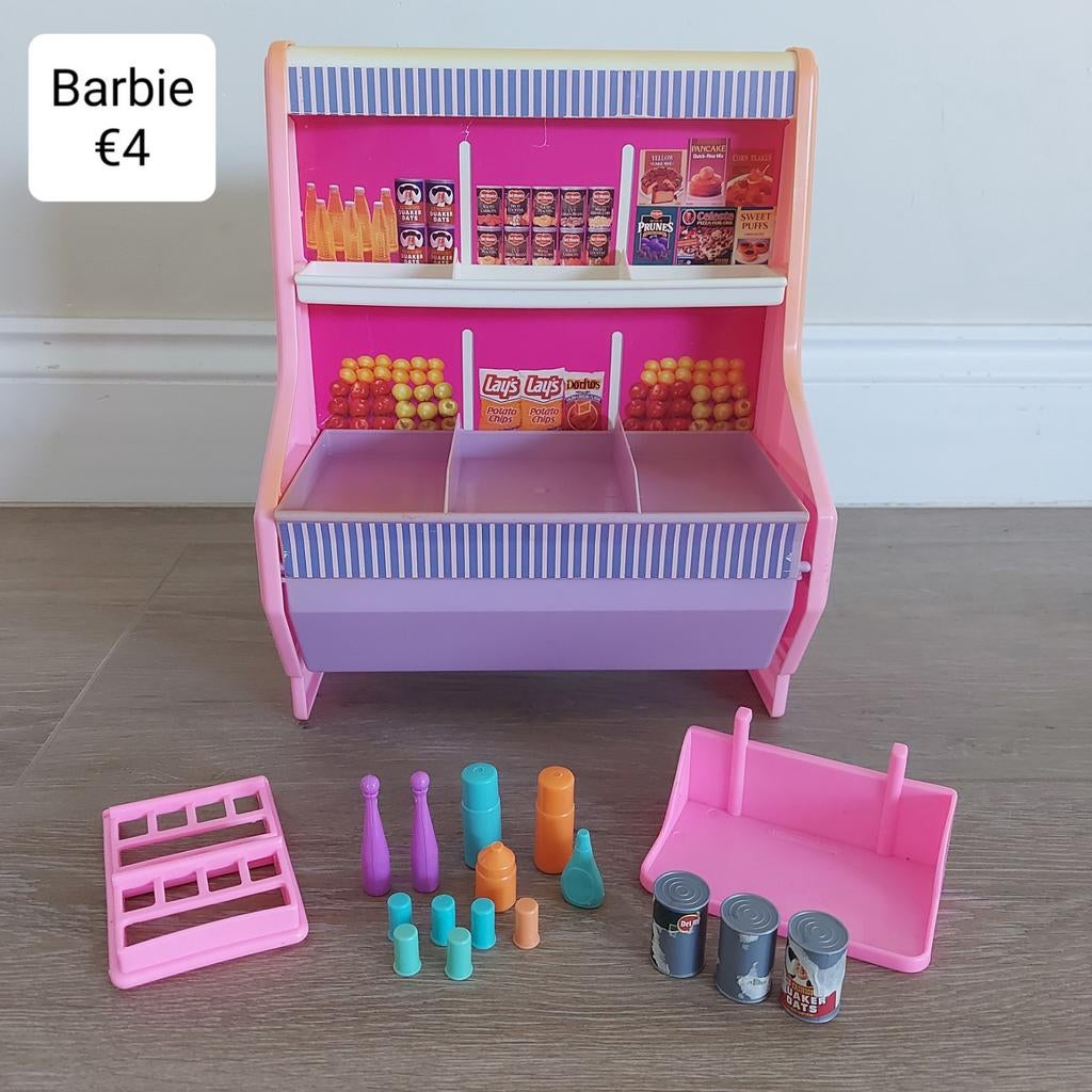 Onderdeel Barbie supermarkt, Ophalen