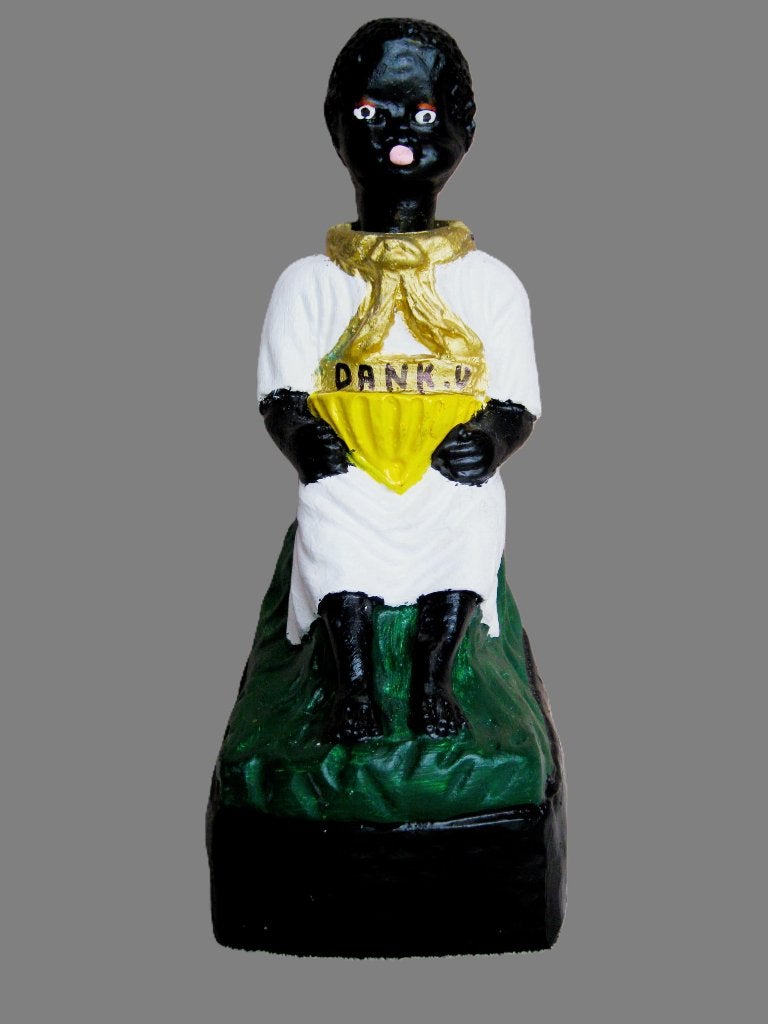 JA knikker missionaris spaarpot., Antiek en Kunst, Curiosa en Brocante, Ophalen