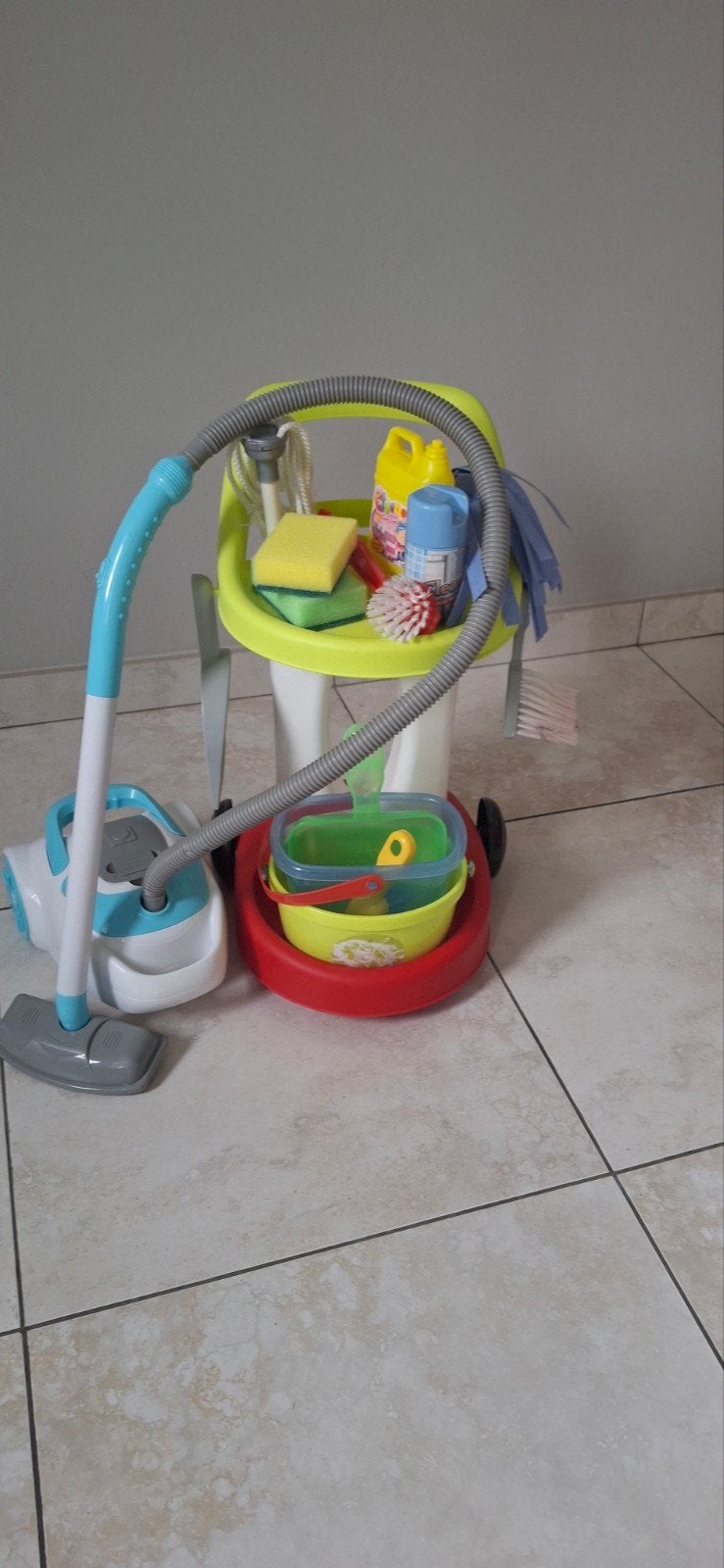 Schoonmaakset/-trolley, Ophalen, Zo goed als nieuw, Overige typen, Met wieltjes