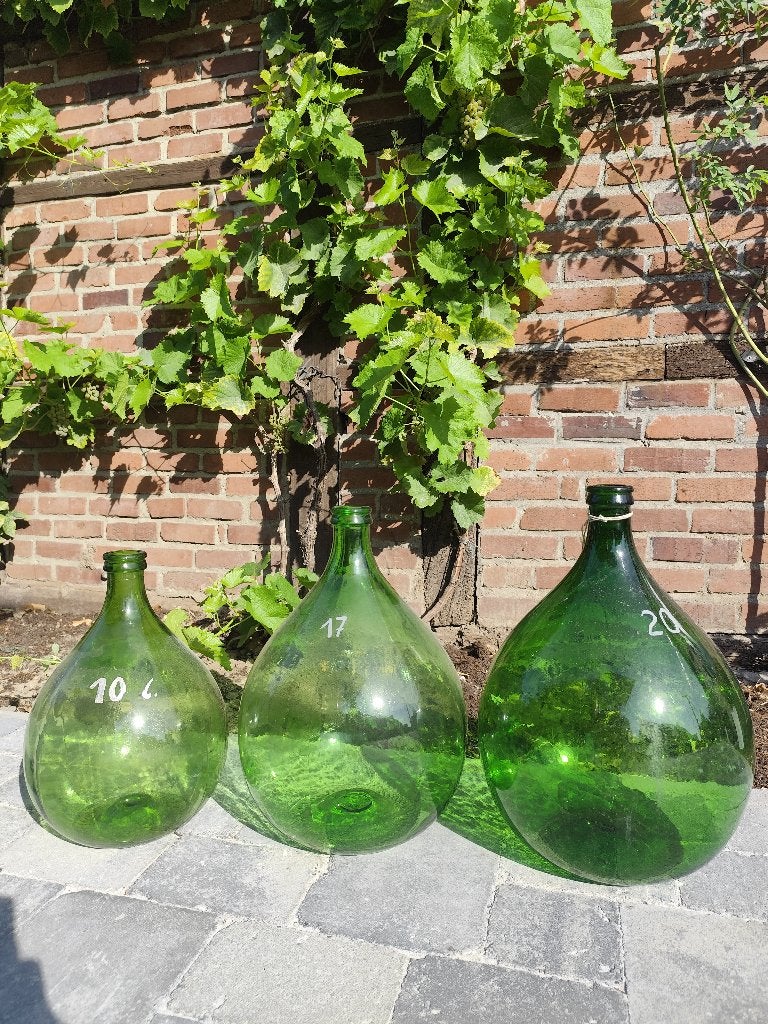 3 dame jeannes 10l 17l en 20l, Ophalen