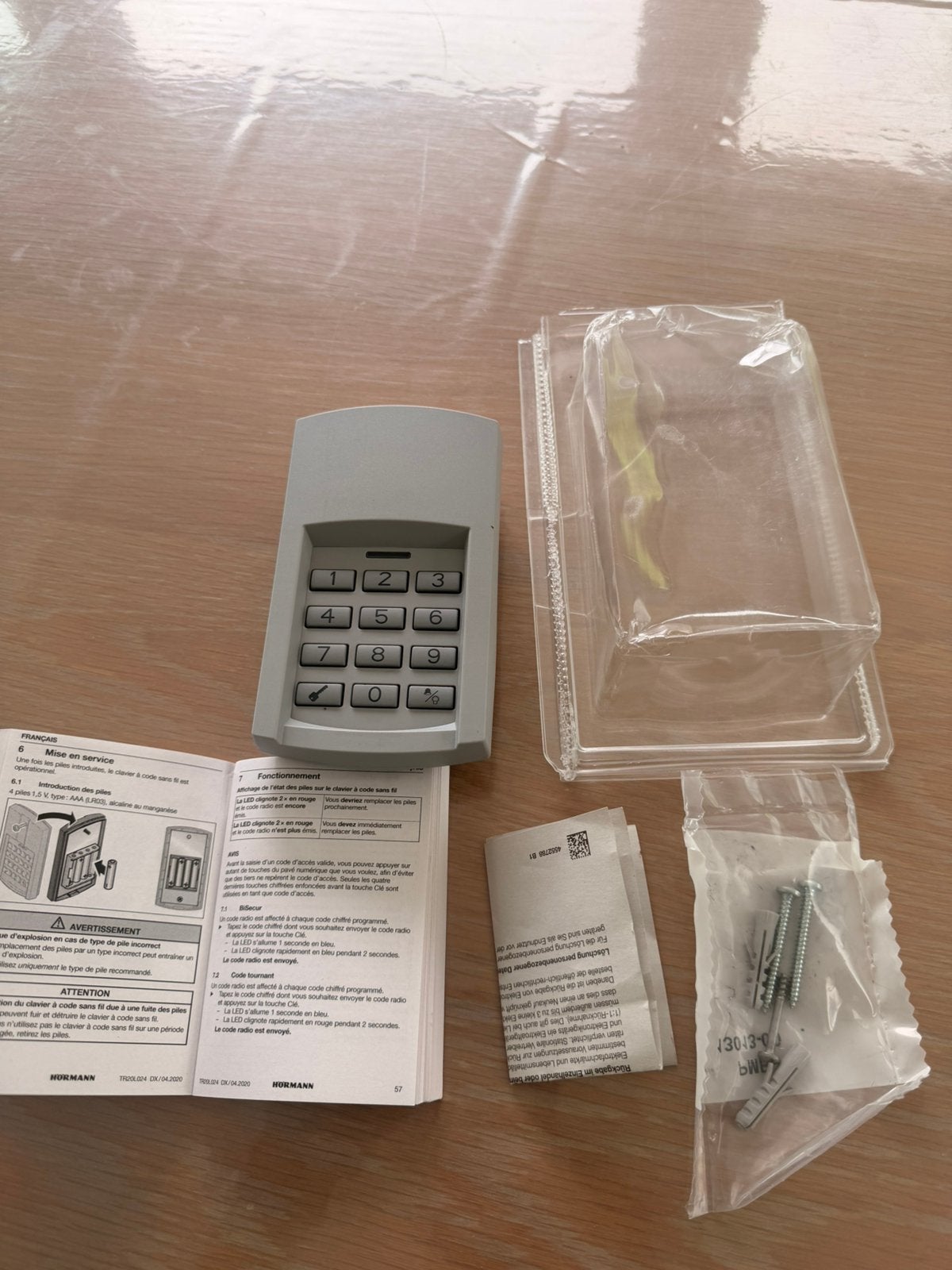 Clavier numerique pour porte de garage hörmann, Enlèvement ou Envoi, Neuf, Télécommande