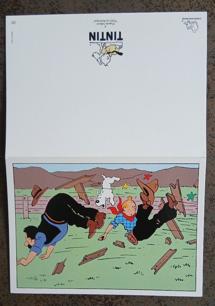 Carte double Tintin, Ophalen