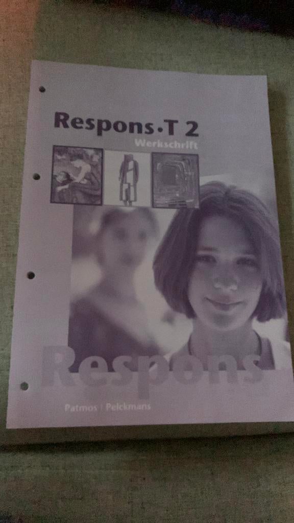Respons T2 Werkschrift, Ophalen of Verzenden, Nieuw, Nederlands
