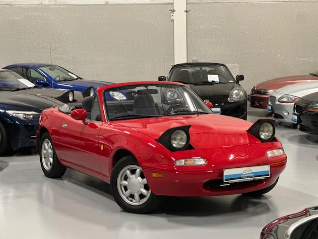 Mazda MX-5 1.6i 16v NA | 114.937 km | Blanco gekeurd | ..., Autos, Mazda, Rouge, Achat, Entreprise, Boîte manuelle