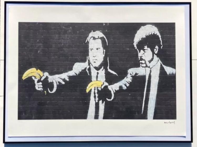 BANKSY : lithographie XXL 56 par 76 cm. Édition limitée, Enlèvement ou Envoi