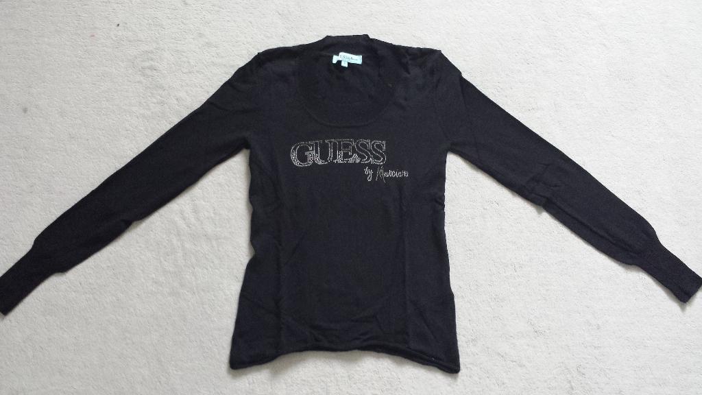 Guess by Marciano zwarte top met strass maat 38, Maat 38/40 (M), Zwart, Ophalen of Verzenden, Zo goed als nieuw