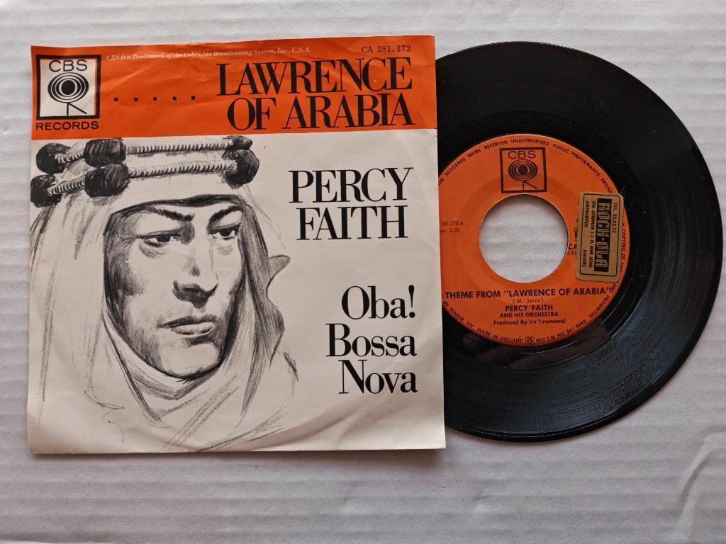 PERCY FAITH - Lawrence of Arabia (single), Cd's en Dvd's, Ophalen of Verzenden, Zo goed als nieuw, Filmmuziek en Soundtracks