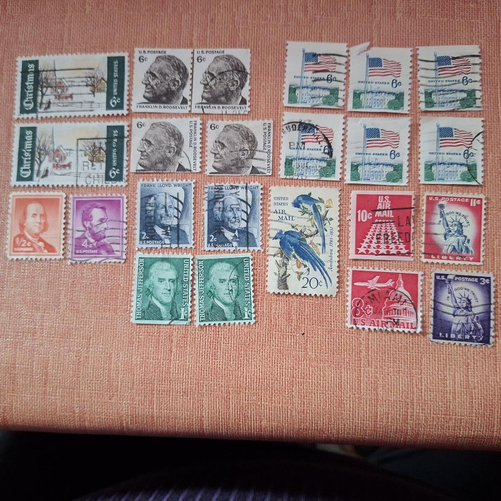Postzegels van de Verenigde Staten, Ophalen of Verzenden, Gestempeld