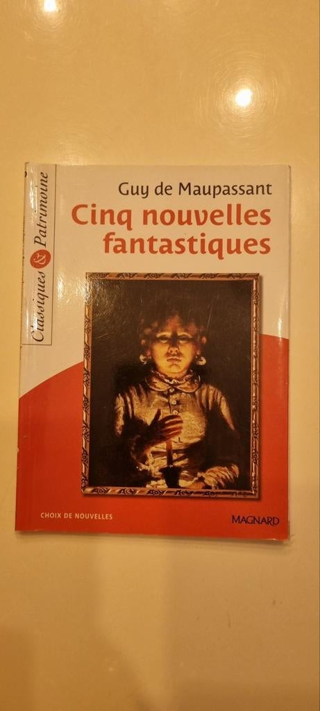 Livre "Cinq nouvelles fantastique ", Boeken, Filosofie, Ophalen, Gelezen, Cultuurfilosofie, Guy de maupassant