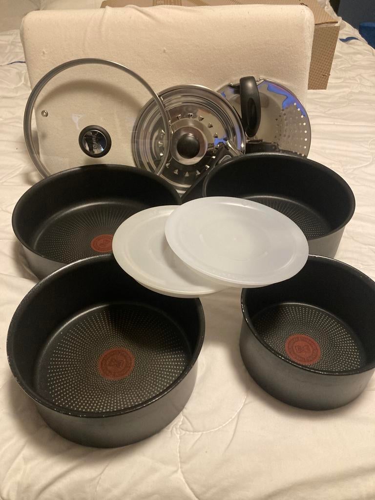 Tefal ingenio induction mijoteuses-poêlons 24, 22, 20, 16 cm, Maison & Meubles, Cuisine | Casseroles & Poêles, Enlèvement ou Envoi