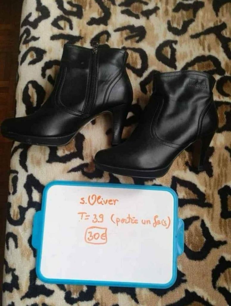 Bottines femme S'Oliver pointure 39, Comme neuf, Enlèvement, Boots et Botinnes, S.Oliver