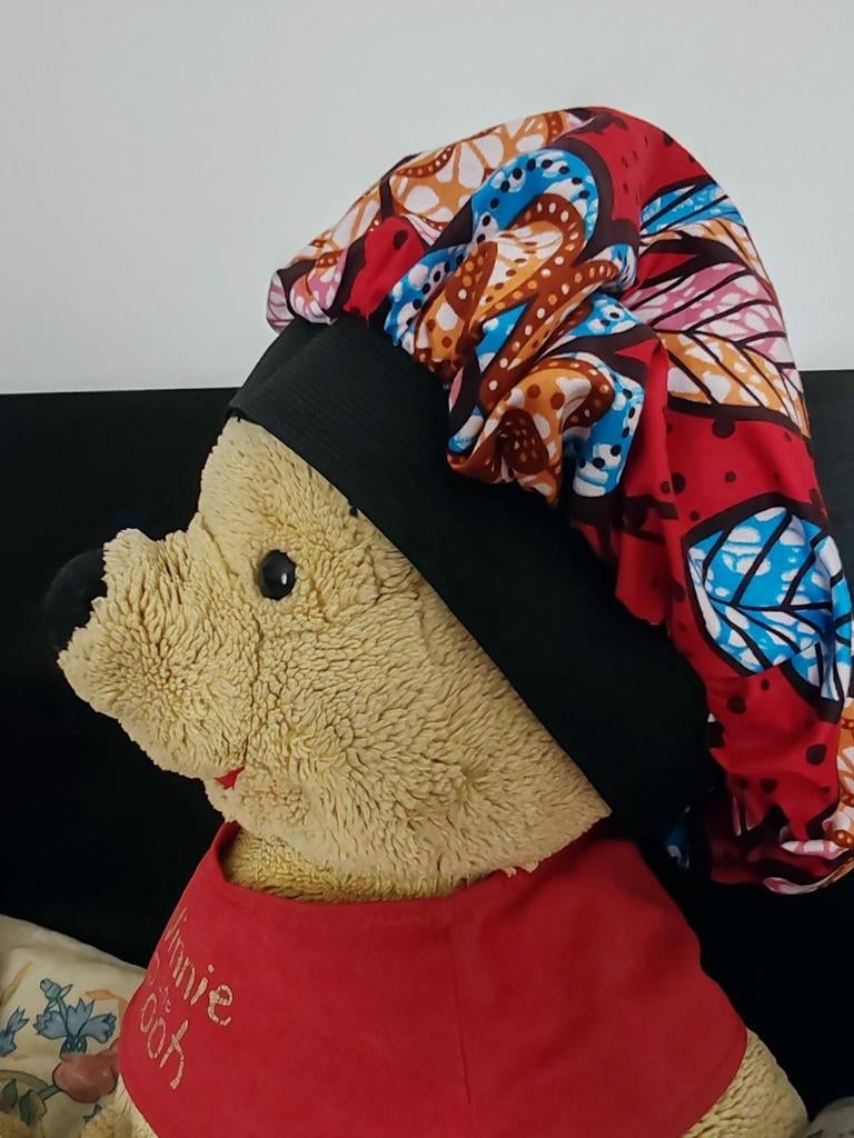 Bonnet de nuit en tissu africain, Enlèvement ou Envoi, Neuf, Fille