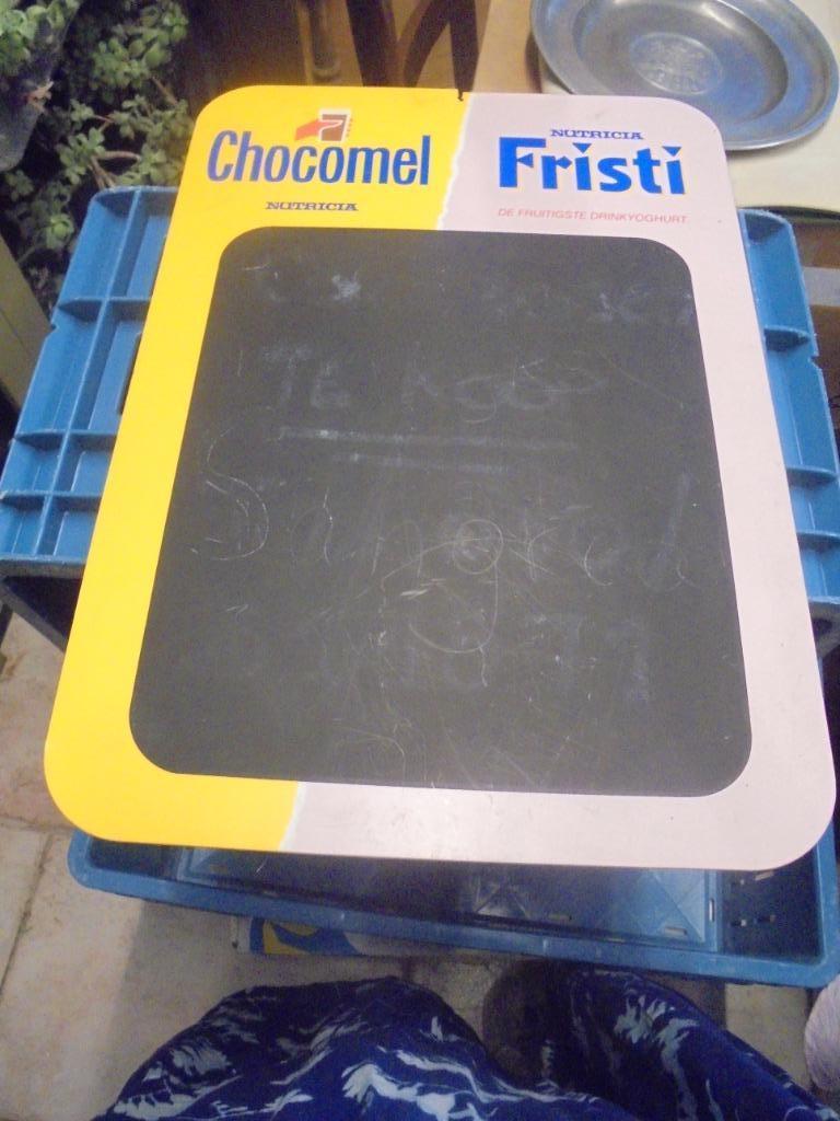reclamebord krijt - Fristi, Enlèvement ou Envoi, Utilisé, Panneau publicitaire