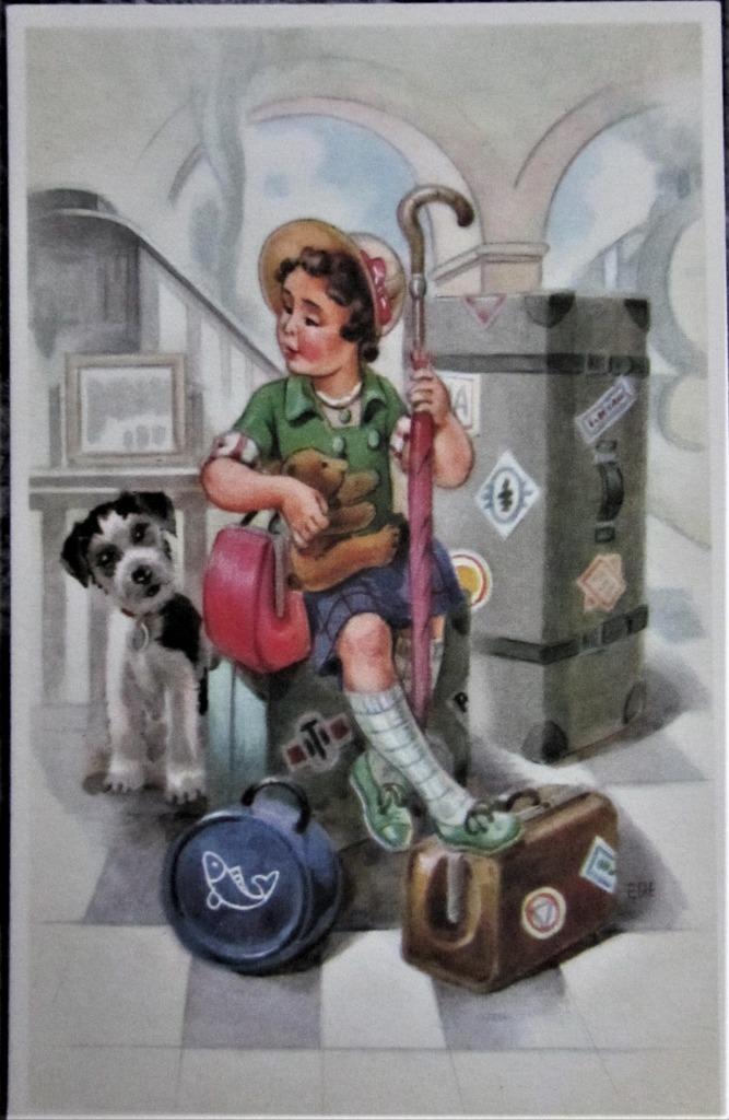 FANTASIE- KAART- KINDEREN, Verzamelen, Ophalen of Verzenden, Ongelopen, Kinderen