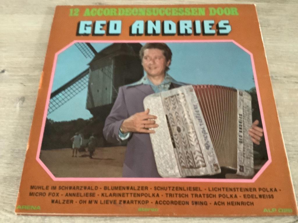 Vinyl 12 accordensuccessen  door Geo Andries LP, Verzenden, Gebruikt, 12 inch