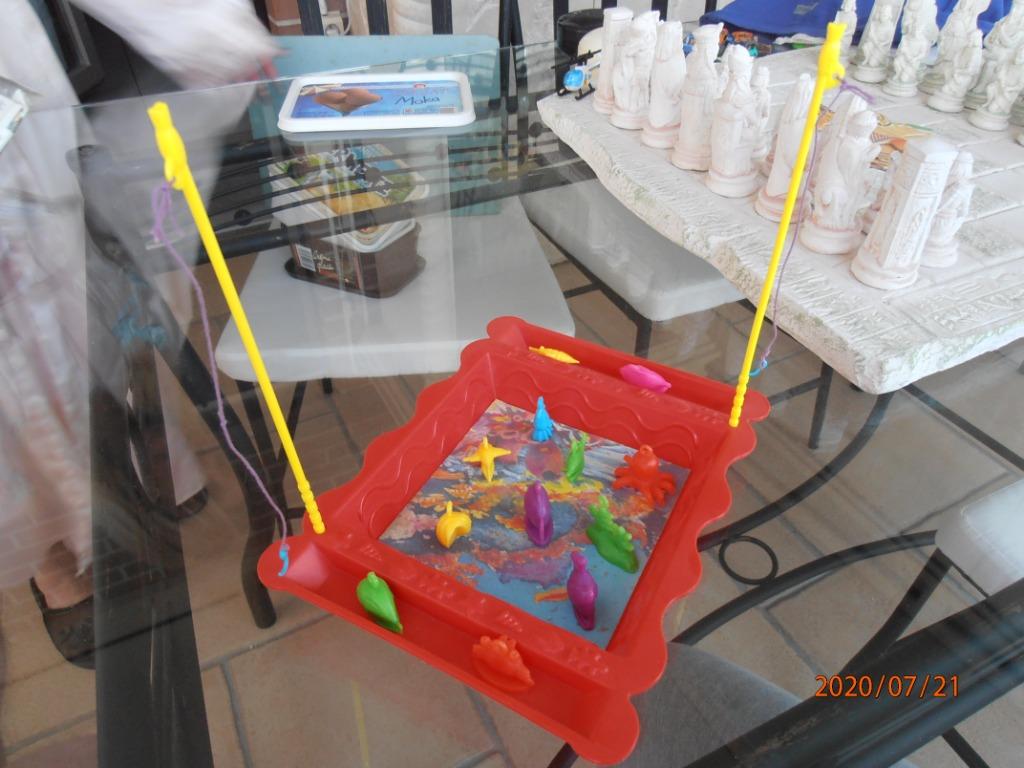 Jeu de pêche à la ligne manuel (ancien), Enlèvement ou Envoi, Utilisé, Découverte