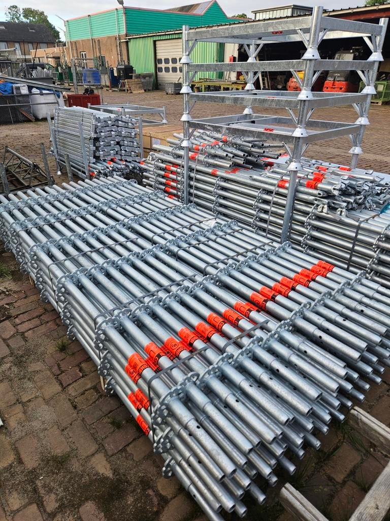 Systeemsteiger layher allround MJ ringsteiger scherpe prijs, Doe-het-zelf en Bouw, Steigers, Ophalen, Nieuw, Gevelsteiger