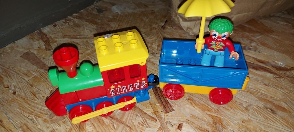 Lotje duplo trein en lente setje., Enlèvement ou Envoi, Duplo