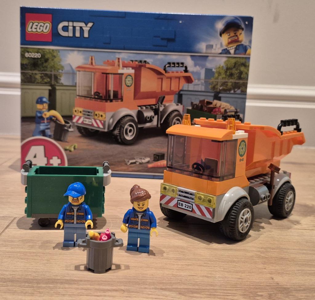 Lego vuilniswagen 60220, Ophalen of Verzenden, Zo goed als nieuw, Complete set, Lego