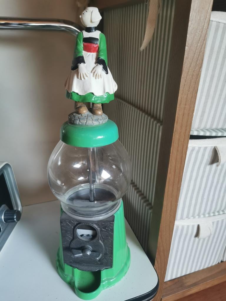 Très beau vieux distributeur de boules de gomme, Enlèvement ou Envoi