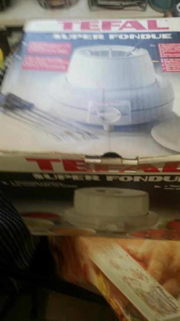 Tefal fondue, Ophalen, Zo goed als nieuw, Elektrisch, Fondueset