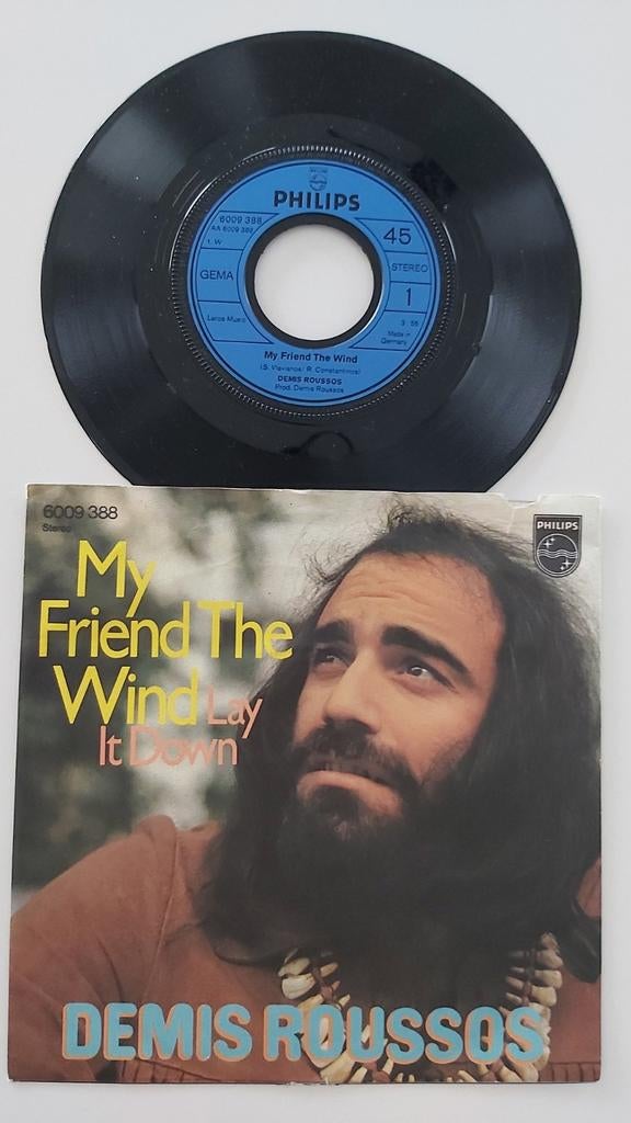 Demis Roussos  - My friend the wind, Enlèvement ou Envoi, Comme neuf