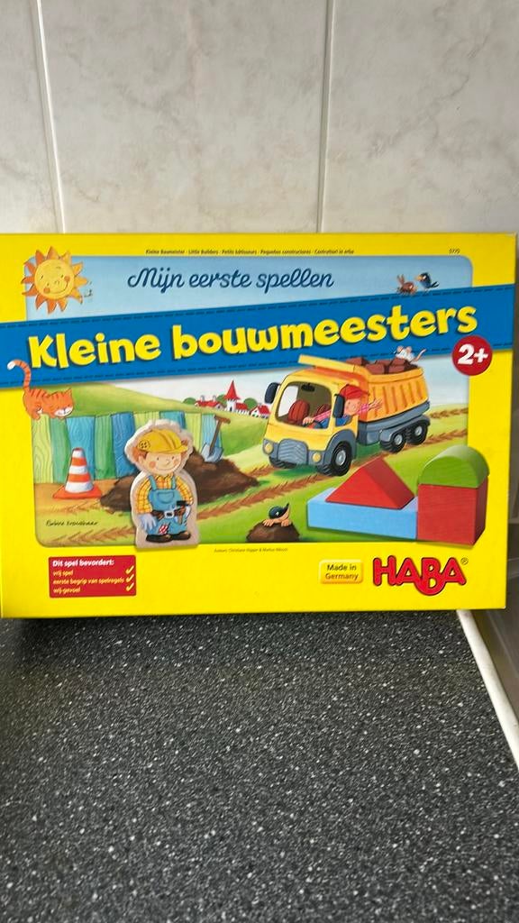 Gezelschapsspel Kleine bouwmeesters vanaf 2 jaar, 1 ou 2 joueurs, Enlèvement, Comme neuf, HABA