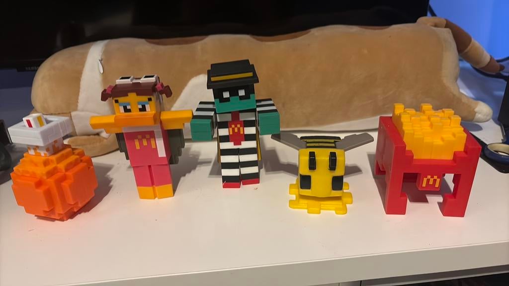 Minecraft collectables, Games en Spelcomputers, Games | Overige, Ophalen, Zo goed als nieuw, Avontuur en Actie, Vanaf 7 jaar