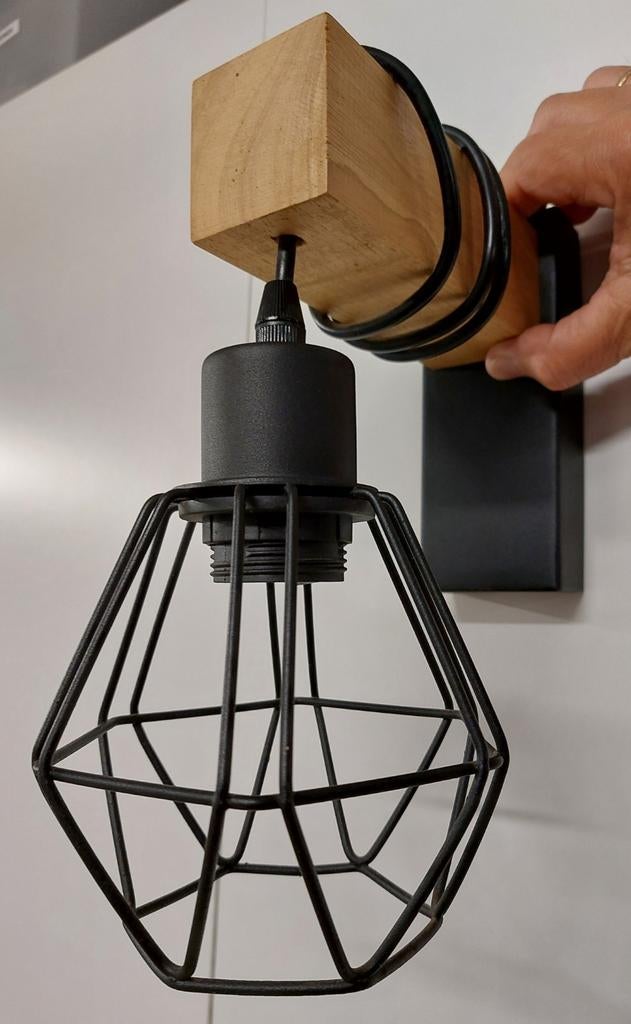 Wandlamp voor binnen, Enlèvement, Comme neuf, Bois