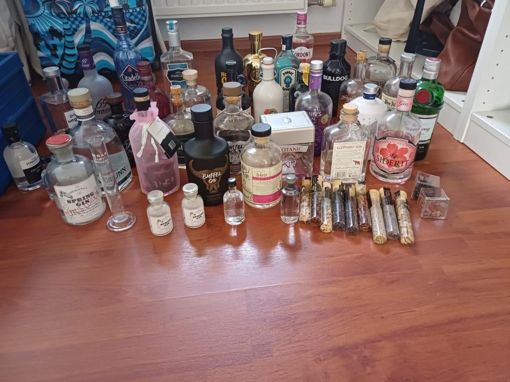 Partij gin, Ophalen