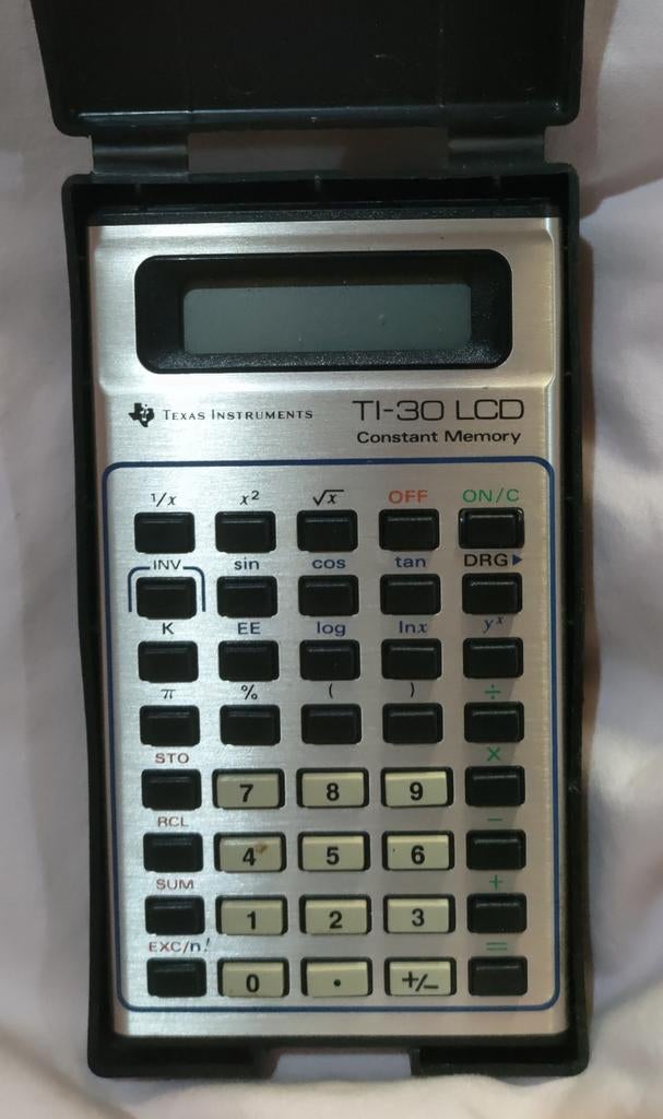 Texas Instruments TI-30 LCD, Ophalen, Zo goed als nieuw