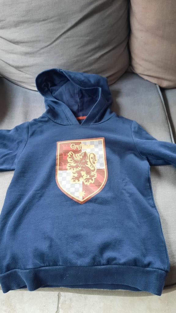 Harry Potter hoodie Gryffindor maat 128, Enlèvement ou Envoi, Comme neuf, Garçon ou Fille, Pull ou Veste